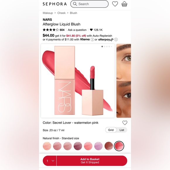 NARS - After Glow Liquid Blush - Picture 10 of 11